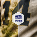 Laundry Detergent Packs, Unscented, 75 Count â€“ Activewear Detergent Pods for Odor & Sweat Removal, Fragrance-Free Sport Wash, HE Compatible