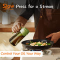 - Original 16Oz/470Ml Olive Oil Dispenser Bottle for Kitchen Gadgets and Air Fryer Accessories - Olive Oil Sprayer for Cooking W/Stickers - Black&Green
