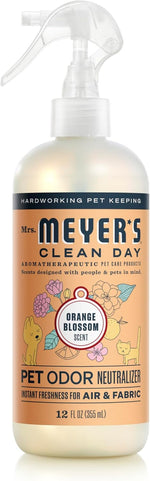 MRS. MEYER'S CLEAN DAY Pet Odor Neutralizer, Orange Blossom Scent, 12Oz