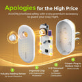 Night Light Plug in with Motion Sensor (120 Lumens), Dimmable Smart LED Night Lights, 1-120Lm Brightness, for Bathroom, Hallway, Garage, Toilet (4 Pack)