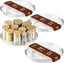 12 Inch Lazy Susan Turntable, 360Â° Rotating Organizer Storage for Cabinet & Table Top, Pantry, Fridge, Bathroom, 4 Pack Clear Spice Rack, Kitchen Storage Tray for Medicine & Countertop
