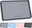 Extra Thick Silicone Mat Waterproof with Raised Edge 19â€ X 12â€, BPA Free Non-Slip Dog & Cat Food Mat, Feeding Mat for Food and Water Bowls, Spill Proof Mat to Protect Floors, Gray