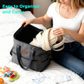 Baby Carrier Newborn to Toddler - Soft Structured Carrier with Hip Healthy Design, 3 Carry Positions Options, Ergonomic Backpack Design with Lumbar Support (7-35Lbs) Ivory