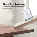Faux Leather Placemats Set of 6 - Waterproof - Wipe Clean - Heat Resistant - anti Slip Dining Table Place Mats, Suitable for Indoor & Outdoor Use, 17’’×12’’, Beige