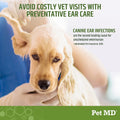 Dog Ear Cleaning Wipes â€“ Otic Cleanser for Dogs, Soothing Ear Care with Aloe Vera & Eucalyptus, Regular Wipes, 100 Count