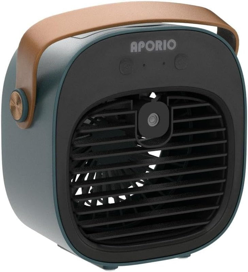 Portable Air Conditioner-5200Mah Rechargeable Personal Air Cooler with 3 Speeds Duration 5-10 Hrs, Quiet Mini Air Conditioner Fan, Desk Cooling Fan for Home, Bedroom, Travel, and Office