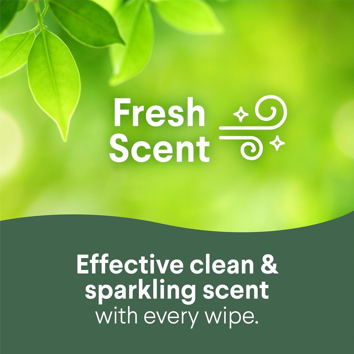Disinfecting Cleaning Wipes for Spring Cleaning & Allergy Season, Bleach Free, Fresh Scent and Crisp Lemon, 75 Count Each, Pack of 4