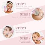 Skin Scrubber Face Spatula - Skin Spatula Blackhead Remover Pore Cleaner with 4 Modes, Skin Care Tools-Pink
