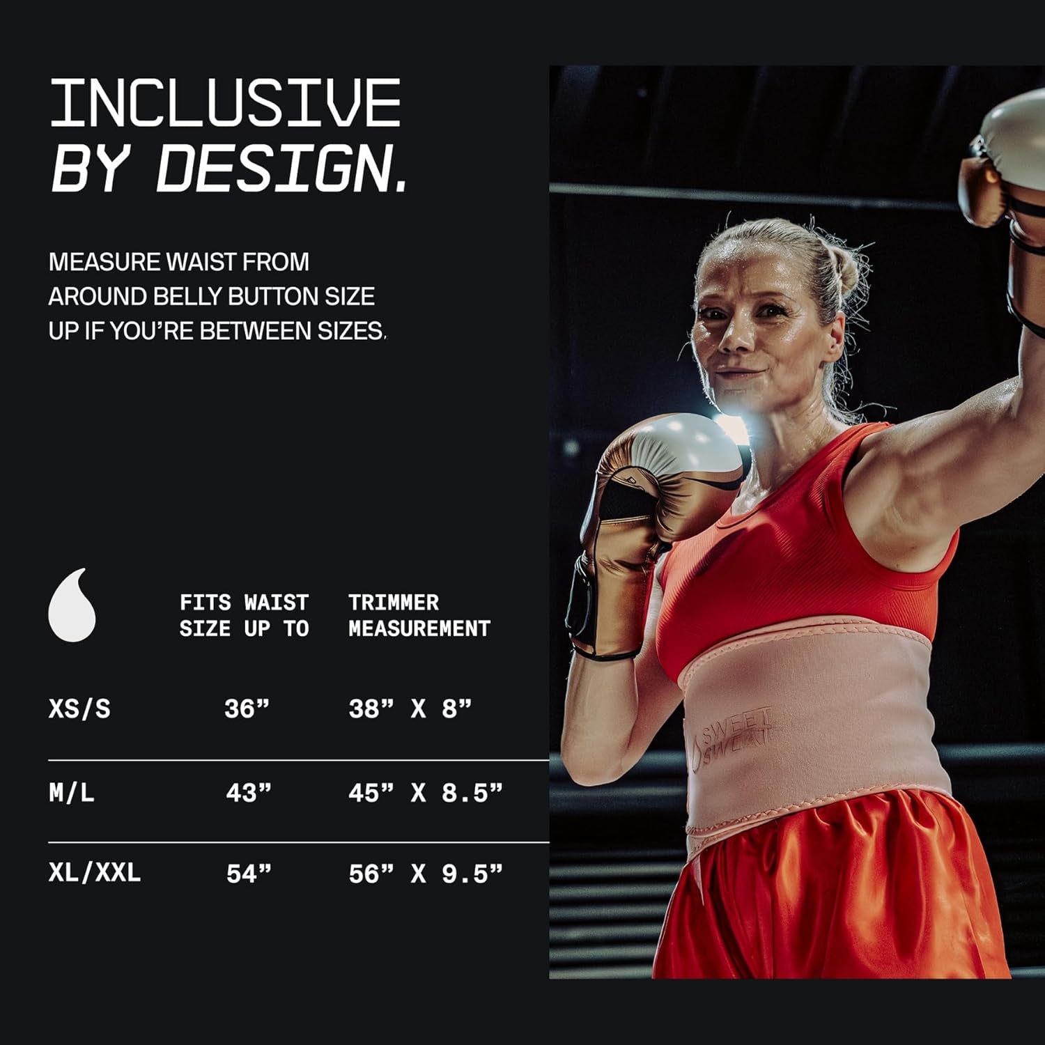 Sweet Sweat Waist Trimmer (Core Series) - Premium Sweat Enhancing Fitness Band for Women & Men