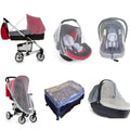 Durable Baby Mosquito Net (2 Pack) - Perfect Bug Net for Strollers, Bassinets, Cradles, Playards, Pack N Plays and Portable Mini Crib (Coffee)