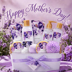 Lavender Spa Gift Baskets for Women Luxurious Gifts for Women Bath and Body Gift Sets 11Pcs Bath Sets for Women Gift Mother'S Day Gifts