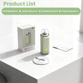 Portable Insulated Bottle Warmer, Waterless Baby Warmer, 6000Mah and 6-Level Temperature Control, Rquipped with a Small Hight Light and Temperature Bisplay, Suitable for Outdoor Travel and Home Use