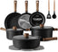 Nonstick Pots and Pans, Induction Titanium Cookware Set 16Pcs Kitchen Cooking Sets, Pot and Pan Non Stick W/Frying Pan (PFOS, PFOA Free)