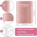 Fitness Planner - Workout Planner for Woman and Man, Fitness Planner for Women & Men - A5 Hardcover Workout Journal/Planner to Track Weight Loss, GYM, Bodybuilding Progress - Daily Health & Wellness Tracker, Rose