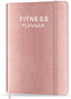Fitness Planner - Workout Planner for Woman and Man, Fitness Planner for Women & Men - A5 Hardcover Workout Journal/Planner to Track Weight Loss, GYM, Bodybuilding Progress - Daily Health & Wellness Tracker, Rose
