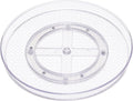 Clear Lazy Susan Turntable Organizer for Organization, 12-Inch, 2-Pack