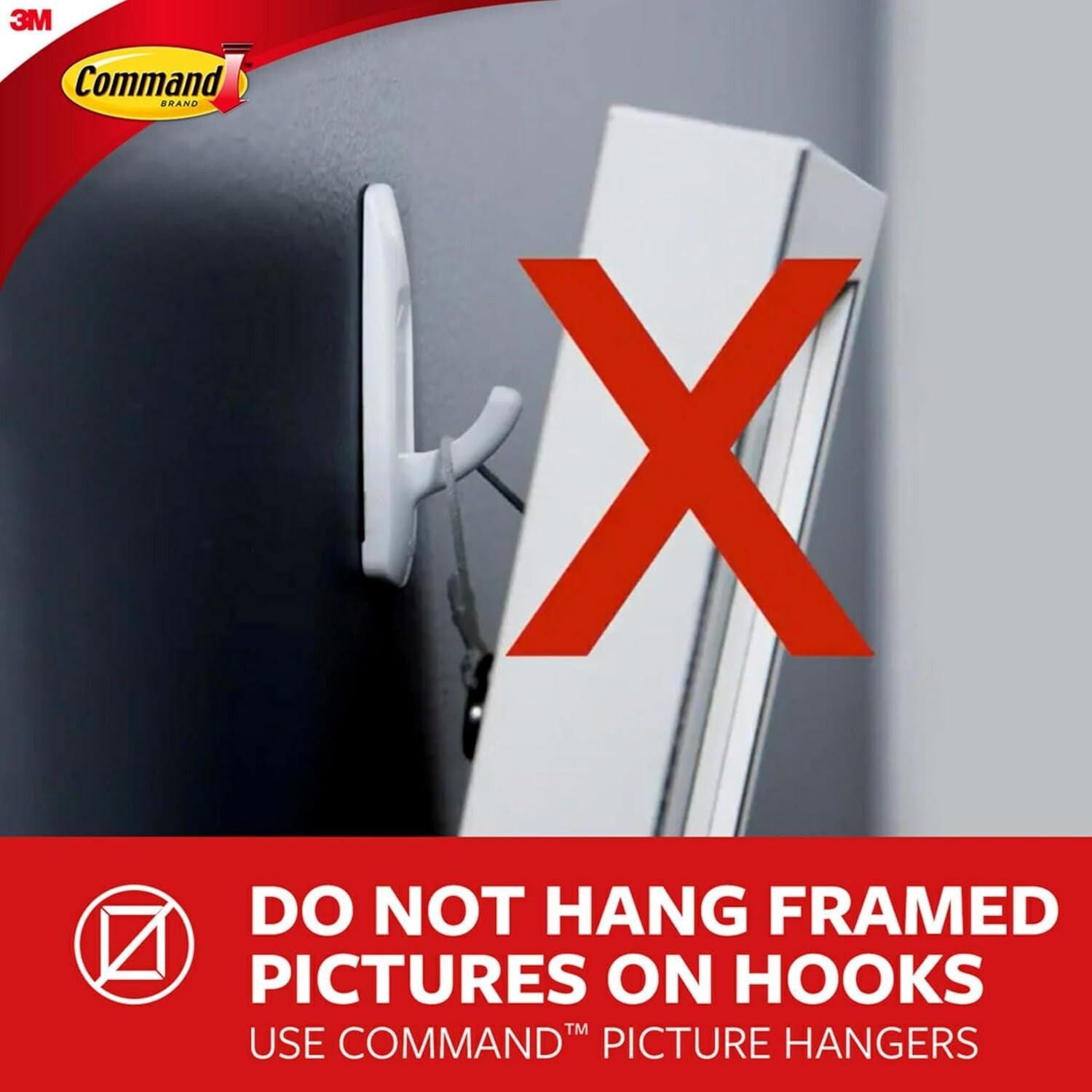 Command Picture Ledge, 21" Damage Free Hanging Floating Shelf with Adhesive Strips, Quartz, No Tools Picture Hanger for Displaying Decorations and Photographs, 1 Ledge and 10 Command Strips