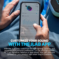 , Pop Party, Portable Bluetooth Speaker, Waterproof, RGB Lighting, Labsync, Mulberry