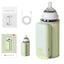Portable Insulated Bottle Warmer, Waterless Baby Warmer, 6000Mah and 6-Level Temperature Control, Rquipped with a Small Hight Light and Temperature Bisplay, Suitable for Outdoor Travel and Home Use