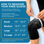 Knee Brace for Men and Women Knee Compression Sleeve Support for Arthritis Joint Pain Relief, Workout, Swelling, Sports, Circulation, Running, Recovery Support for ACL & Meniscus Tear