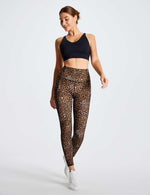 Thick High Waist Yoga Pants with Pockets, Tummy Control Workout Running Yoga Leggings for Women