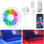 Motion Activated LED Strip under Bed Lights, 9.8Ft RGB LED Strip Lights with Motion Sensor, Remote, App Control, Music Sync Motion Sensor LED Light Strip USB Powered for Bedroom Cabinet TV PC