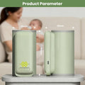 Portable Insulated Bottle Warmer, Waterless Baby Warmer, 6000Mah and 6-Level Temperature Control, Rquipped with a Small Hight Light and Temperature Bisplay, Suitable for Outdoor Travel and Home Use