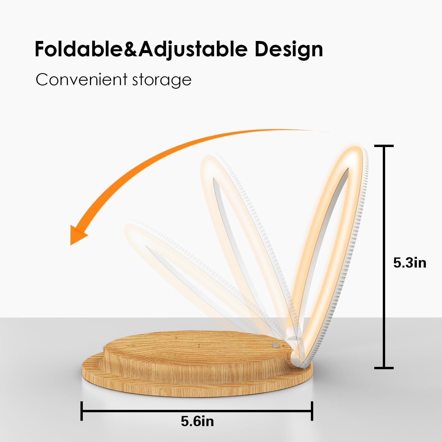 LED Table Lamp with Charging Solution - Adjustable Bedside Desk Lamp with Touch Control, 3 Brightness Levels, Eye-Caring Reading Night Light for Bedroom, Living Room, Home & Office