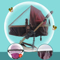 Durable Baby Mosquito Net (2 Pack) - Perfect Bug Net for Strollers, Bassinets, Cradles, Playards, Pack N Plays and Portable Mini Crib (Coffee)