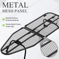 Metal Mesh Panel Tabletop Ironing Board | Foldable Iron Board | Heavy Duty Small Iron Board with Heat Resistant Cover and 100% Cotton 8Mm Thicken Pad | 31.5"X11.8"X6.2"