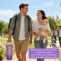 22Oz Portable Breast Milk Cooler for Outdoor, Withtemp Display, Life Saver with 360Â° Total Cooling for 24 Hours, Larger Capacity Travel Breastmilk Chiller with 2Pcs Baby Bottles for Breastmilk Storage