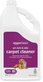Pet Stain & Odor Remover, Deep Cleaning Carpet Shampoo, Concentrated Formula, Eliminates Odors, Pet-Safe, Fresh Scent, 64 Fl Oz