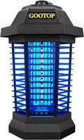 Bug Zapper Outdoor, Mosquito Zapper, 3 Prong Plug in Electric Fly Zapper, Mosquito Killer, Fly Traps, Flying Insects Zapper Indoor Outdoor, 4200V, ABS Plastic Outer (Black)