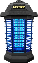 Bug Zapper Outdoor, Mosquito Zapper, 3 Prong Plug in Electric Fly Zapper, Mosquito Killer, Fly Traps, Flying Insects Zapper Indoor Outdoor, 4200V, ABS Plastic Outer (Black)
