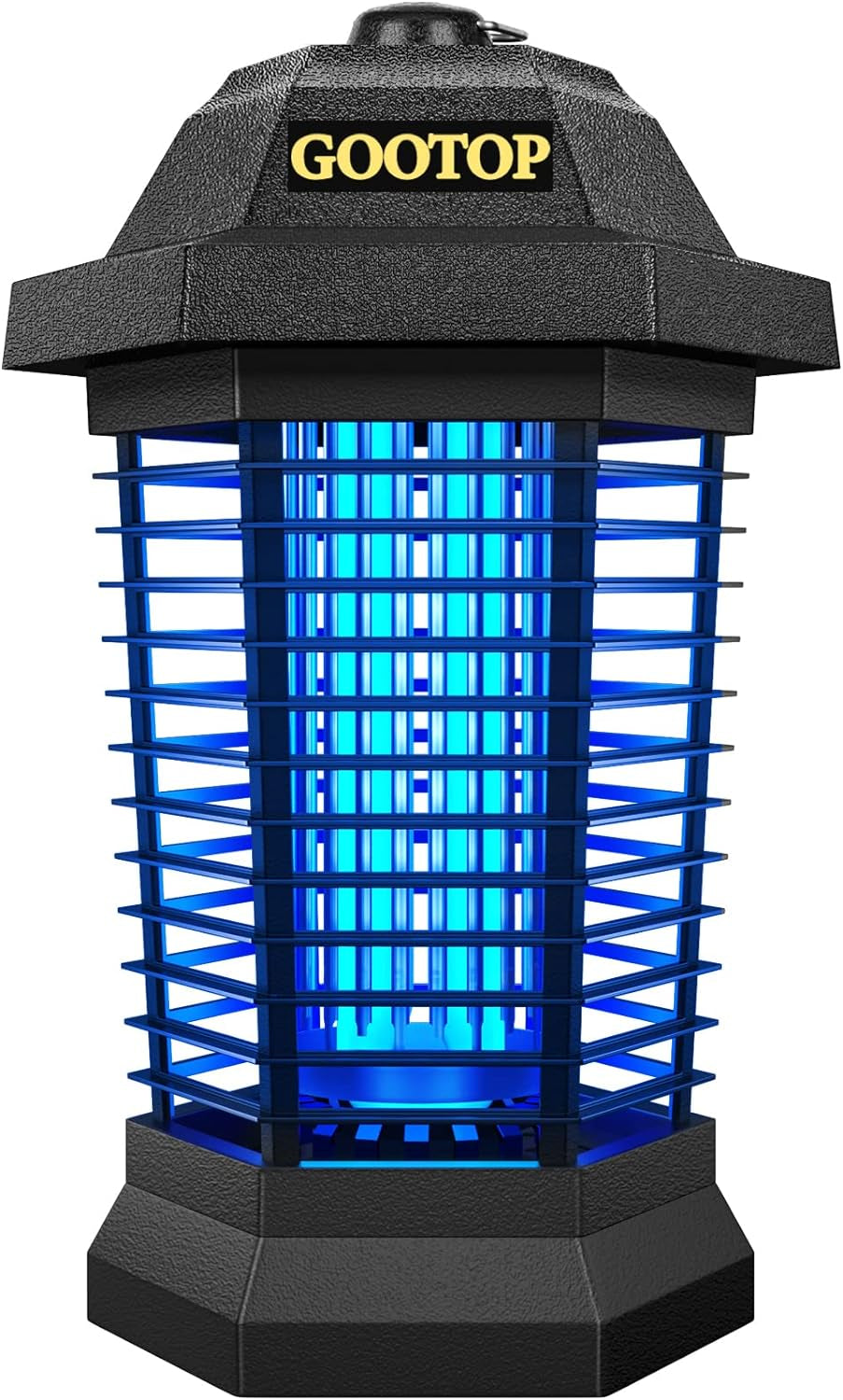 Bug Zapper Outdoor, Mosquito Zapper, 3 Prong Plug in Electric Fly Zapper, Mosquito Killer, Fly Traps, Flying Insects Zapper Indoor Outdoor, 4200V, ABS Plastic Outer (Black)