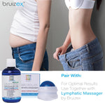 Lymphatic Drainage Massage Oil with Arnica & Menthol for after Procedure Body Care & Lymphatic Drainage Massager, Liposuction, 360 Lipo, BBL, Tummy Tuck Body Massage, Cooling Formula - 8.5 Oz