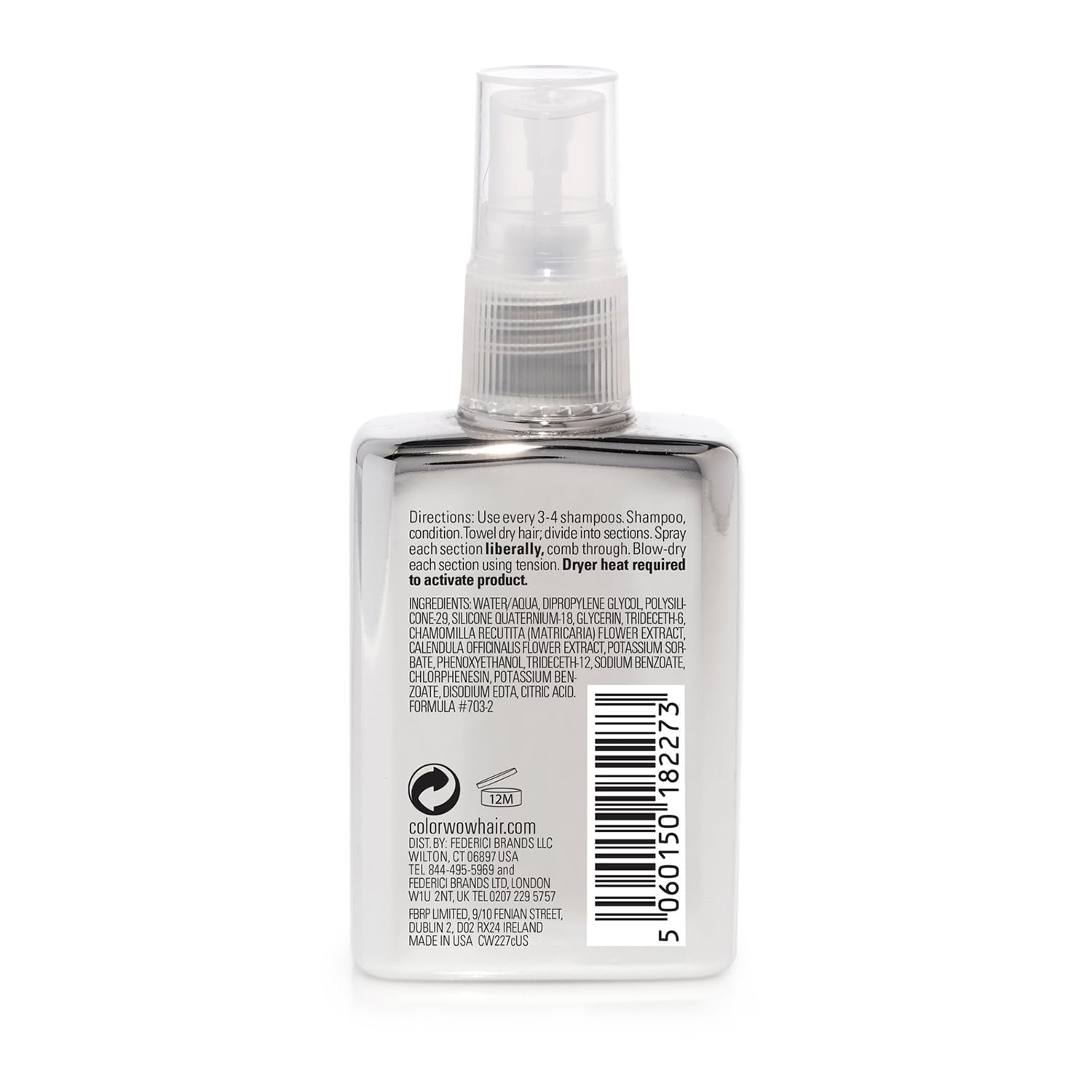 Dream Coat Anti-Humidity Treatment Spray â€“ Anti-Frizz Hair Smoothing Spray with Built-In Heat Protectant, Award-Winning Leave in Treatment for Glassy Smooth, Shiny Styles up to 3-4 Washes