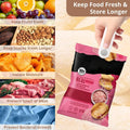 Mini Bag Sealer, 2-In-1 Rechargeable Mini Heat Sealer & Cutter, Magnetic Portable Plastic Bag Sealer for Snacks, Chips, Food Freshness Storage (White)