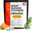 Pure Energizing Sport Shower Steamers - Natural Orange and Tea Tree Essential Oils, Made in USA, Energy Boost for Athletes, Father’S Day Gifts for Runners, Relaxing Birthday Gifts for Self Care
