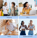 Portable Handheld Fan, USB Rechargeable Foldable Mini Personal Fan, 5200Mah, 180 Adjustable, 6 Speed Wind, 3 in 1 Hand Cooling Desk Fan with LED Display for Home Office School Outdoor Travel, White