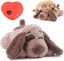 Beverly Shark Puppy Heartbeat Toy Dog Anxiety Relief Calming Aid Puppy Heartbeat Stuffed Animal Behavioral Training Sleep Aid Comfort Soother Plush Toy for Puppies Cats