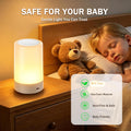 Nursery Night Light for Baby, Portable LED Touch Night Lamp for Kids and Adult, Breastfeeding, Sleep Aid, USB Rechargeable Nursing Lamp, Bedside Dimmable Warm Night Light, Soft Eye Caring