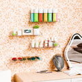 2 Pack Clear Shower Shelves for Tile Walls,Adhesive Acrylic Bathroom Shelves Organizer and Storage,No Drill Acrylic Shower Wall Caddy & Shelf,Floating Shelves for Makeup,Perfume,Shampoo Holder