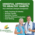Wellness Tracker Daily Habit Tracker. Set Goals for All Physical Activity and Nutritional Habits in Spiral Bound, 10-Week Journal. Ideal for Women and Men 50-80+.