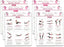 6-Pack Dumbbell Workout Posters for Beginners | Home Fitness Plan with Daily Exercise Routines for Weight Loss & Muscle Tone, Strength & Flexibility | Cycle through Daily Guided Workouts | 8X10 Inch Charts (Red)