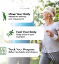 Wellness Tracker Daily Habit Tracker. Set Goals for All Physical Activity and Nutritional Habits in Spiral Bound, 10-Week Journal. Ideal for Women and Men 50-80+.