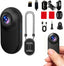 Thumb Camera, Portable Mini Body Camera with Accessories and Memory Card Hands Free Mini Wearable Body Worn Action Camera for Security, Work, Guard, Travel（Black）