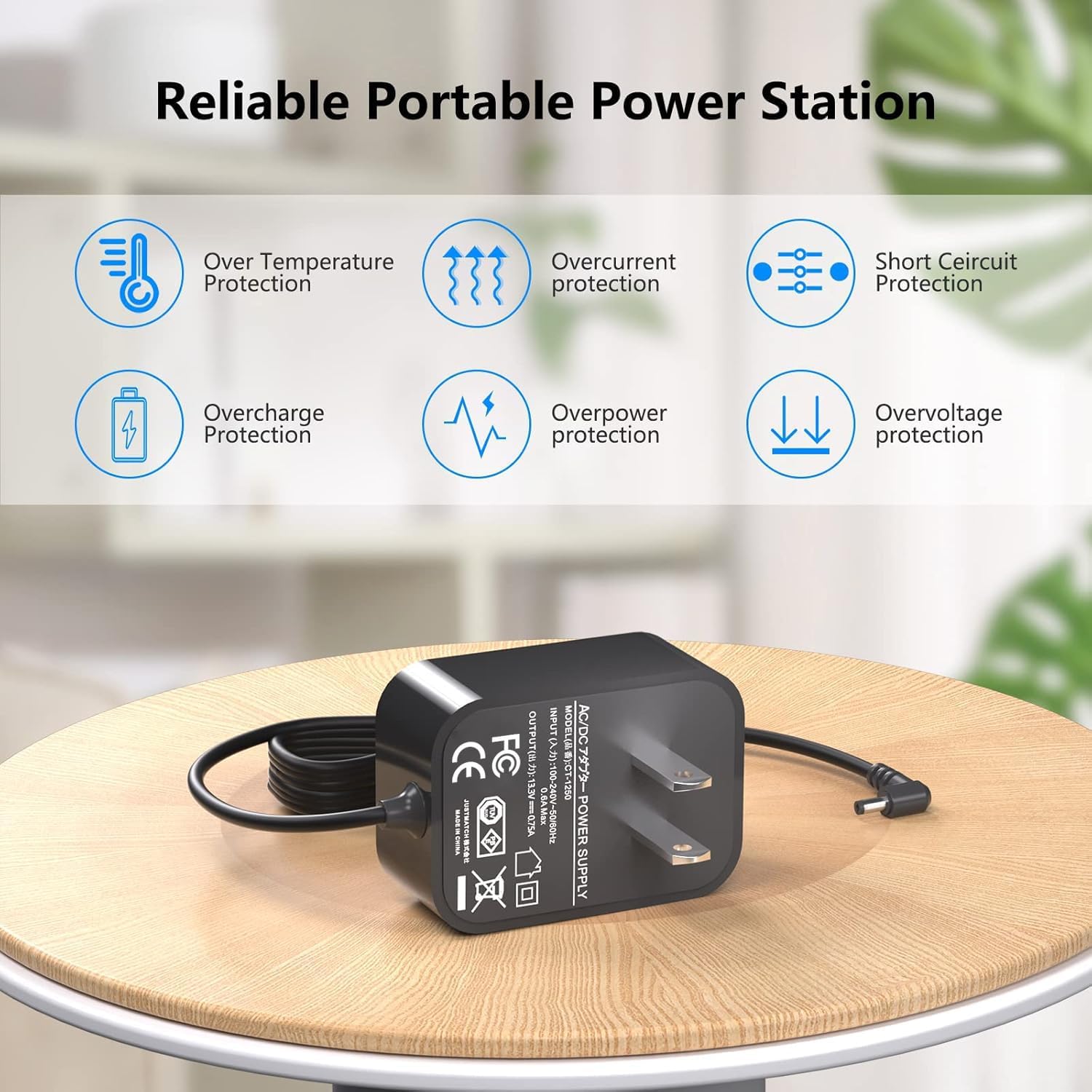 Charger for Shark Vacmop VM200 VM190 VM20026 VC200 UM200 UM205 VC205 Series 10.8V Li-Ion Battery Pro Cordless Hard Floor Vacuum Mop - 5.5 * 2.5 (Not Applicable to Versions after 2025)