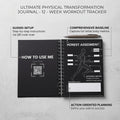 Ultimate Workout Journal - 3 Month Fitness Planner - Premium Hard Cover Workout Logbook - Men & Women Circuit Edition - Superset & Notes Page Side-By-Side