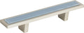 231-BLU-BRN Spa Blue, 3 Inch (76Mm) Pull, Brushed Nickel